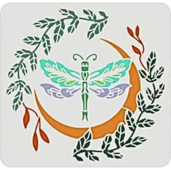 Šablona, vzor VÁŽKY 2, cca 30 x 30 cm, 1ks