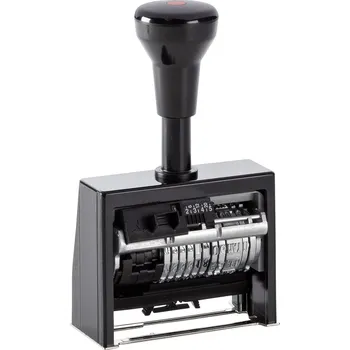 Razítko REINER ND6K - Barva tisku Červená, Výška číslic 4,5 mm