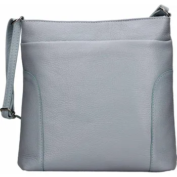 Kabelka Dámská kožená crossbody kabelka Italia Emma - světle modrá