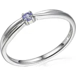 Gems, Zásnubní prsten Reba II, bílé zlato s tanzanitem, vel. 53, prům. 16.9 mm, 585-38-1-4043.1B00.0.53.617