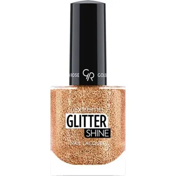 Lak na nehty Lak na nehty Extreme Gel Shine Glitter 206 Golden Rose