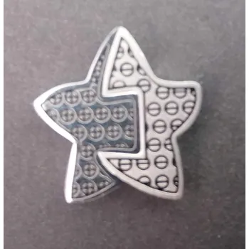 Přívěsek Malá zdobená hvězdička - ocelový přívěsek