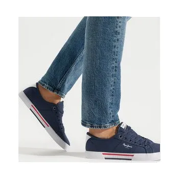 Dámské tenisky Pepe Jeans Tenisky Brady Men Basic PMS30816 Tmavomodrá 41