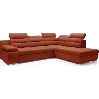 Sedací souprava Sedací souprava GRECO | FUNKČNÍ LÁTKA | pravá | rozkládací + úložný prostor | červená 55 | AKCE