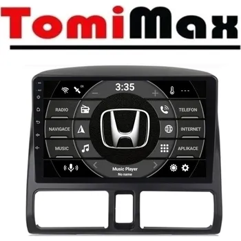 Autorádio TomiMax Honda CR-V Android 14 autorádio s WIFI, GPS, USB, BT HW výbava: QLED 4 Core 2GB+32GB LOW - pouze displej A,C - Model auta: Honda CR-V 2000-2007, Velikost obrazovky: Dotyková obrazovka: 9"