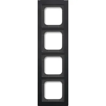 Čtyřrámeček matná černá 1724-275 ABB 2CKA001754A4706