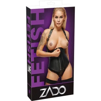 Dámský erotický korzet Leather Corset, S
