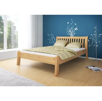 Postel Manželská postel MASSA 180x200 cm - masiv borovice 180x200