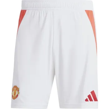 adidas Manchester United Home Shorts 2024 2025 Adults White L