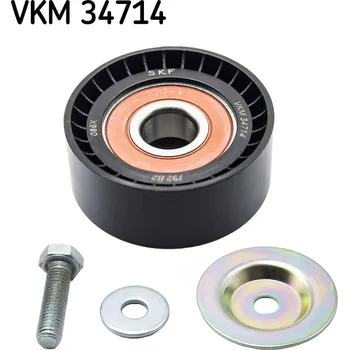 Vratná/vodicí kladka, klínový žebrový řemen SKF VKM 34714