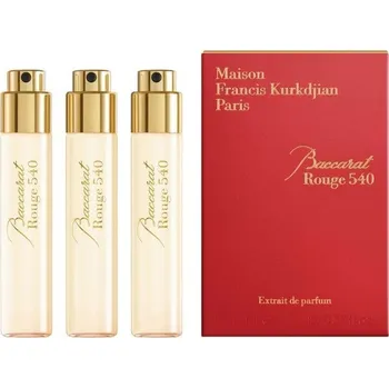 Unisex parfém Maison Francis Kurkdjian Maison Francis Kurkdjian Baccarat Rouge 540, Parfum 3x11ml - Náplň Pre všetkých Parfumovaná voda
