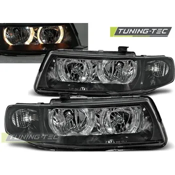 Přední světlomet PŘEDNÍ SVĚTLA ANGEL EYES ČERNÁ pro SEAT LEON / TOLEDO 04.99-08.04