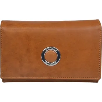 Módní doplněk SEGALI Dámská kožená peněženka 2720116704 koňak