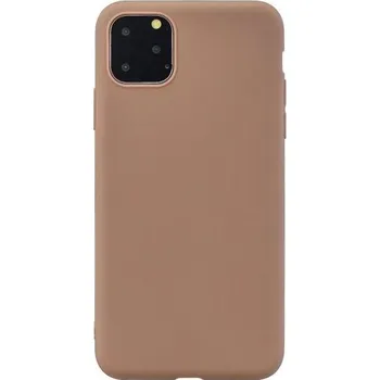 Kryt z měkkého plastu pro iPhone 13 - hnědý