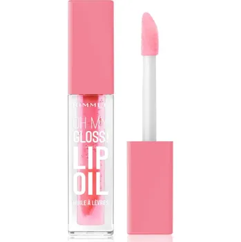 Péče o rty Rimmel Oh My Gloss! Lip Oil olej na rty s hydratačním účinkem odstín 001 Pink Flush 4,5 ml