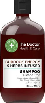 Šampon The Doctor Burdock Energy 5 Herbs Infused posilující šampon 355 ml