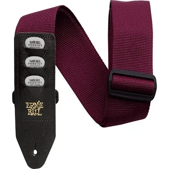 Kytarový popruh Ernie Ball Pickholder 4688 Burgundy kytarový popruh