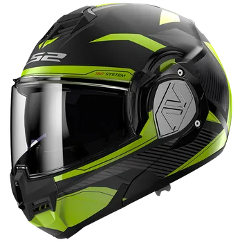 LS2 FF906 Advant Revo Black H-V Yellow