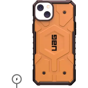 Pouzdro na mobilní telefon Ochranný kryt UAG Pathfinder MagSafe pro iPhone 15 Plus Barva: Oranžová