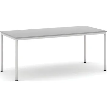 Jídelní stůl Jídelní stůl, 180x80 cm, šedá podnož, šedá