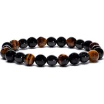 Milujeme Kameny Hematit, obsidián černý a tygří oko - náramek kulička NK82 66572