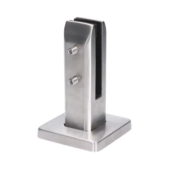 Zábradlí Nerezové vrchní kotvení pro skleněnou výplň od 10mm do 12mm, broušená nerez K320 /AISI316