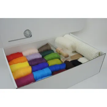 Výtvarná sada Sada na plstění Vlněný MINI box