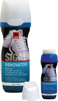 Přípravek pro údržbu obuvi Sigal Renovátor na bílou obuv 75 ml