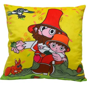 Bytový textil Polštář Rumcajs - pařez, 30x30cm