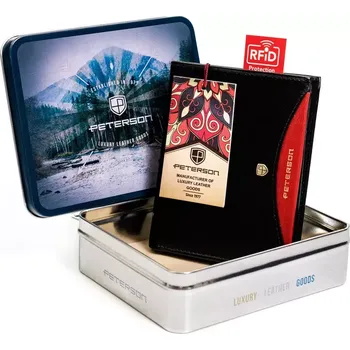 Peněženka Peterson Pánská peněženka v dárkové krabici - PTN 317.01-5828 BL+R RFID