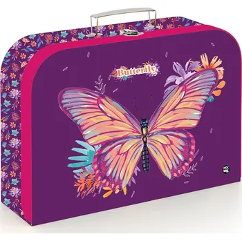 Oxybag Školní kufřík lamino 34 x 23 x 10 cm, Motýl 3-64723