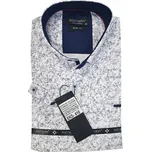EGO MAN košile pánská EKS-410 krátký rukáv slim fit 3XL bílá