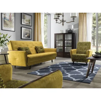 Sedací souprava Sedací souprava 3+1+1 DOZZA s čalouněním zadní části