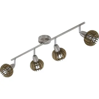 Bodové svítidlo Briloner 2852-041 - Bodové svítidlo RETRO 4xE14/5,5W/230V kaučukovník