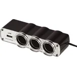 Rozbočovač 3x 12V + USB s prodloužením