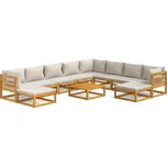 11dílná zahradní sedací souprava z…