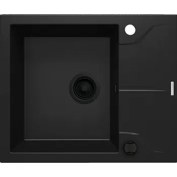 Granitový dřez Deante Andante granitový dřez 59x49 cm černá ZQN_N11A