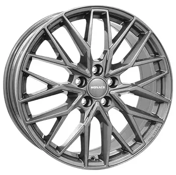 Alu kolo Alu kola MONACO WHEELS GPX, 20x9 5x114.3 ET38, šedivá lesklá (zátěžová)