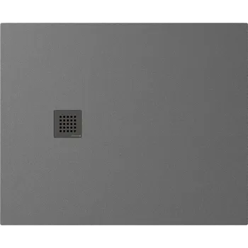 Sprchová vanička TRENECA vanička z litého mramoru s možností úpravy rozměru, 110x90cm, šedá mat