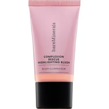 Tvářenka bareMinerals Oblicejovy-make-up TvarenkaComplexion Rescue Highlighting Blush Peach Glow 15 ml (51 467,00 Kč / 1 l)