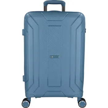 Cestovní plastový kufr Ormi Tiberius velikosti L, modrý