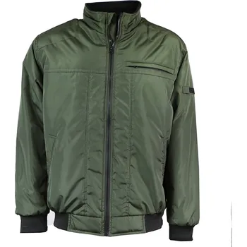 Pánská casual bunda LAID BACK bunda pánská 4XL tmavě zelená