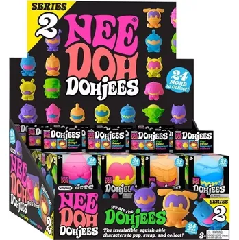 Hlavolam Schylling NeeDoh Příšerky Dohjees - 1ks