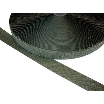 Zip Suchý zip 20mm zelený háček