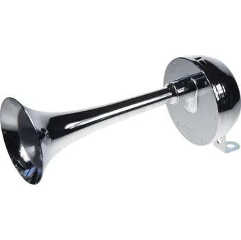 Houkačka Singl-fanfára 260mm, chrom, 24V, elektromagnetická, vysoký tón
