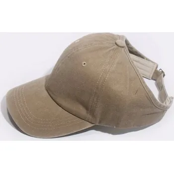 Kšiltovka Letní kšiltovka s otvorem na culík - Khaki