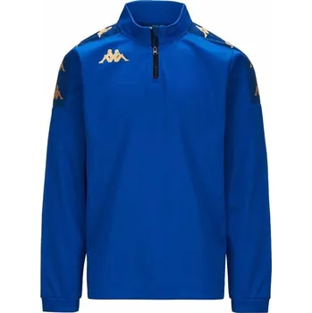 Pánská mikina KAPPA4SOCCER GASSOLO mikina Sr modrá saphire/modrá cobalt 4XL