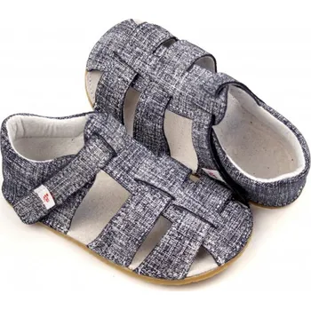 Dívčí sandály Ef Barefoot sandálky Jeans EUR 25