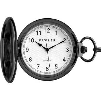 Hodinky Easton | Černé automatické kapesní hodinky - Fawler