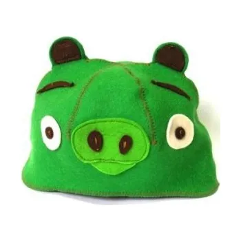 Klobouk do sauny "Zelené prasátko"